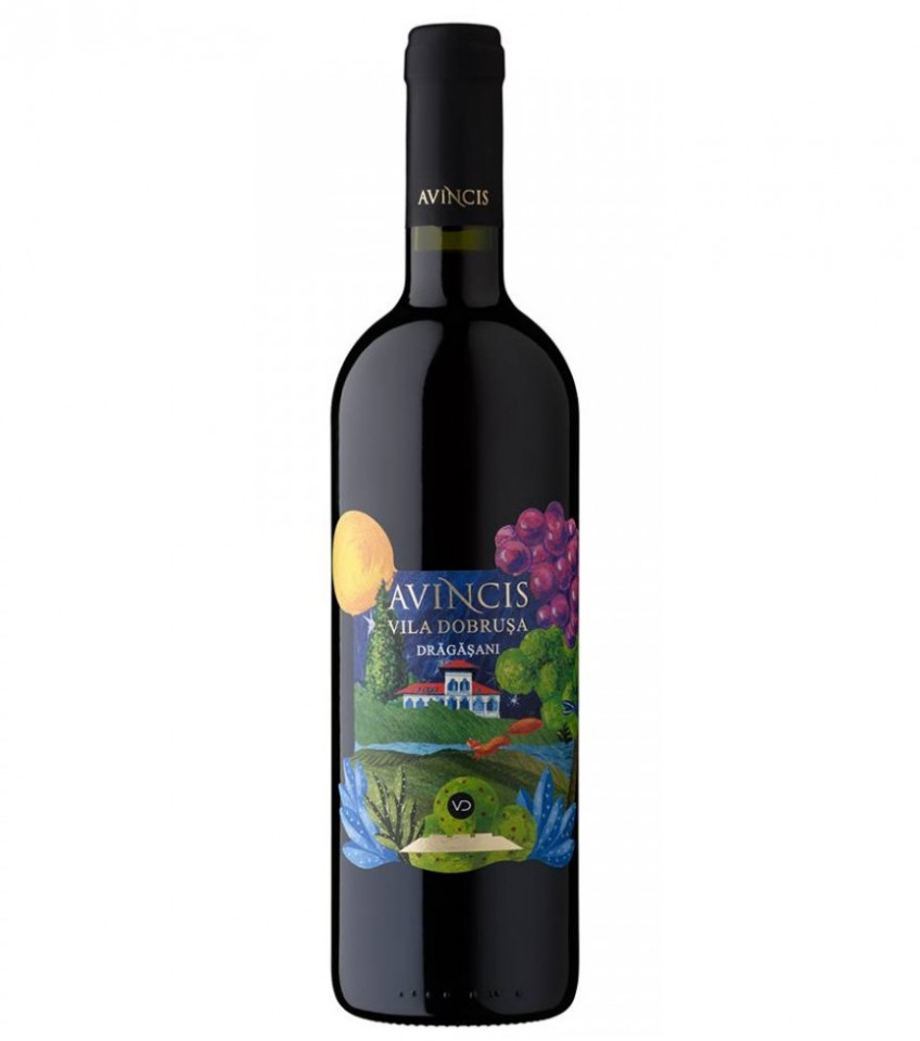 Avincis Vila Dobrusa Negru de Dragasani & Merlot 0.75L