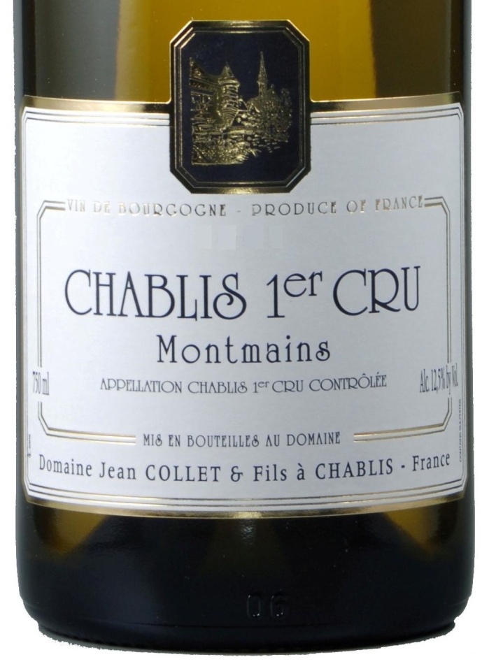 Domaine Jean Collet & Fils Chablis Premier Cru Montmains 0.75L