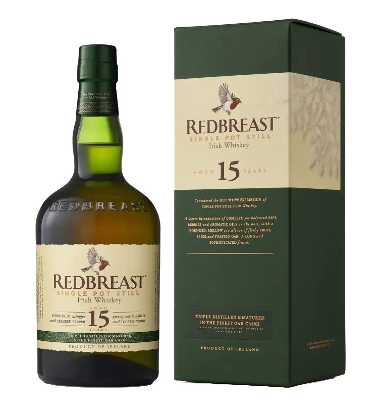 Redbreast 15 YO Single Pot Still Irish Whiskey 0.7L