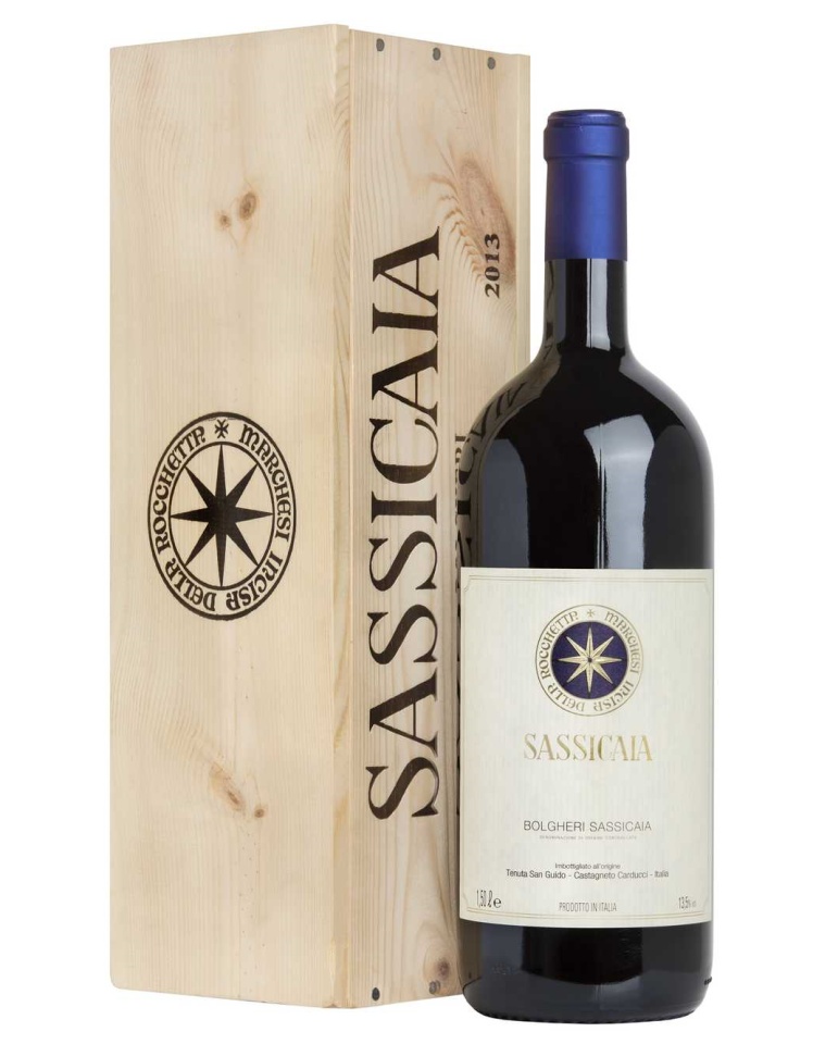 6本セット木箱入Sassicaia 2021 ボルゲリ・サッシカイア 750ml Sassicaia Bolgheri Rosso Superiore DOC 2021 Jeroboam 3L