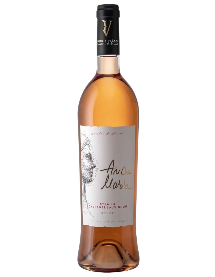 Domeniul Vladoi Anca Maria Shyrah&Cabernet Sauvignon Rose 2024 0.75L