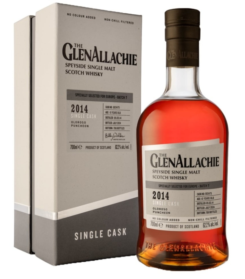 Glenallachie Single Cask Oloroso Puncheon 2014 0.7L