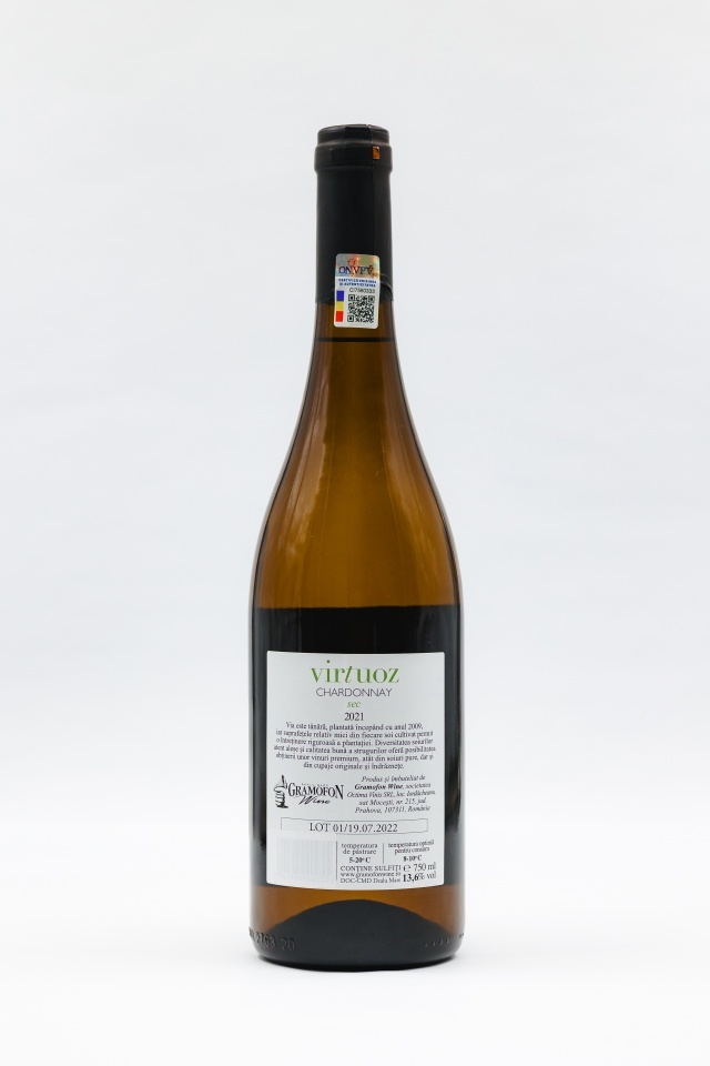Gramofon Wine Virtuoz Chardonnay 0.75L