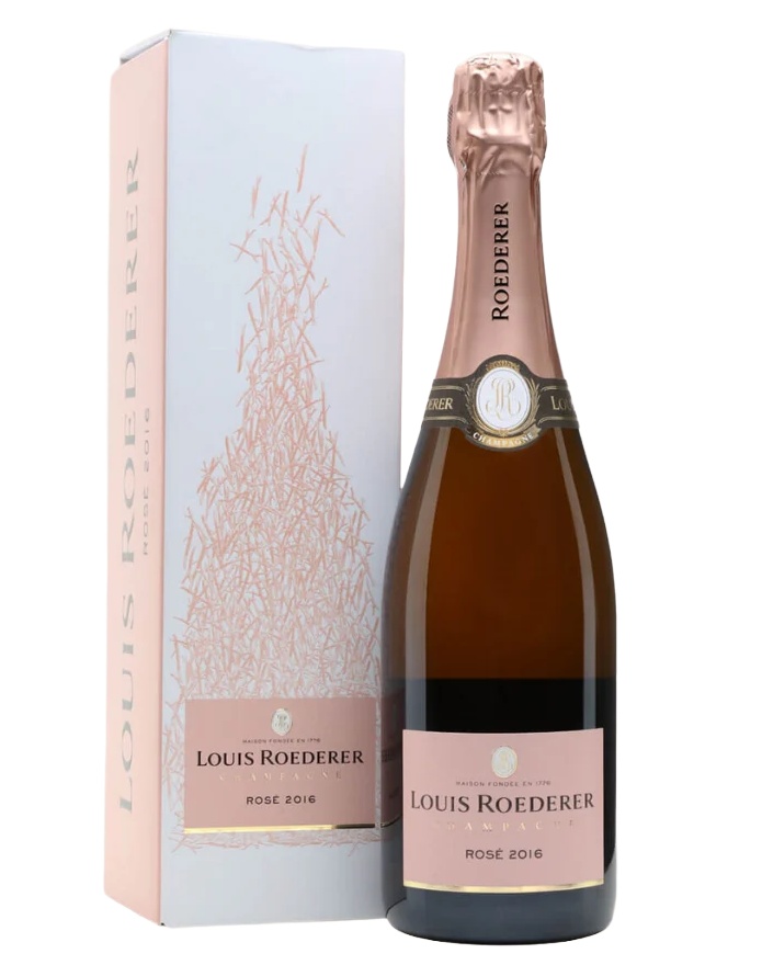 Louis Roederer Champagne Brut Rose Vintage 2016 Gift Box 0.75L