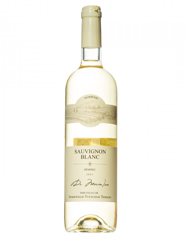 Domeniile Tohani Sauvignon Blanc Demisec 0.75L