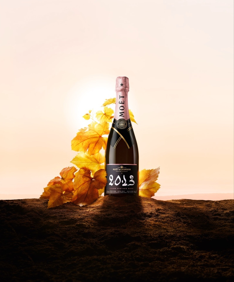 Moet & Chandon Grand Vintage Rose Extra Brut Cutie Cadou 2013 0.75L