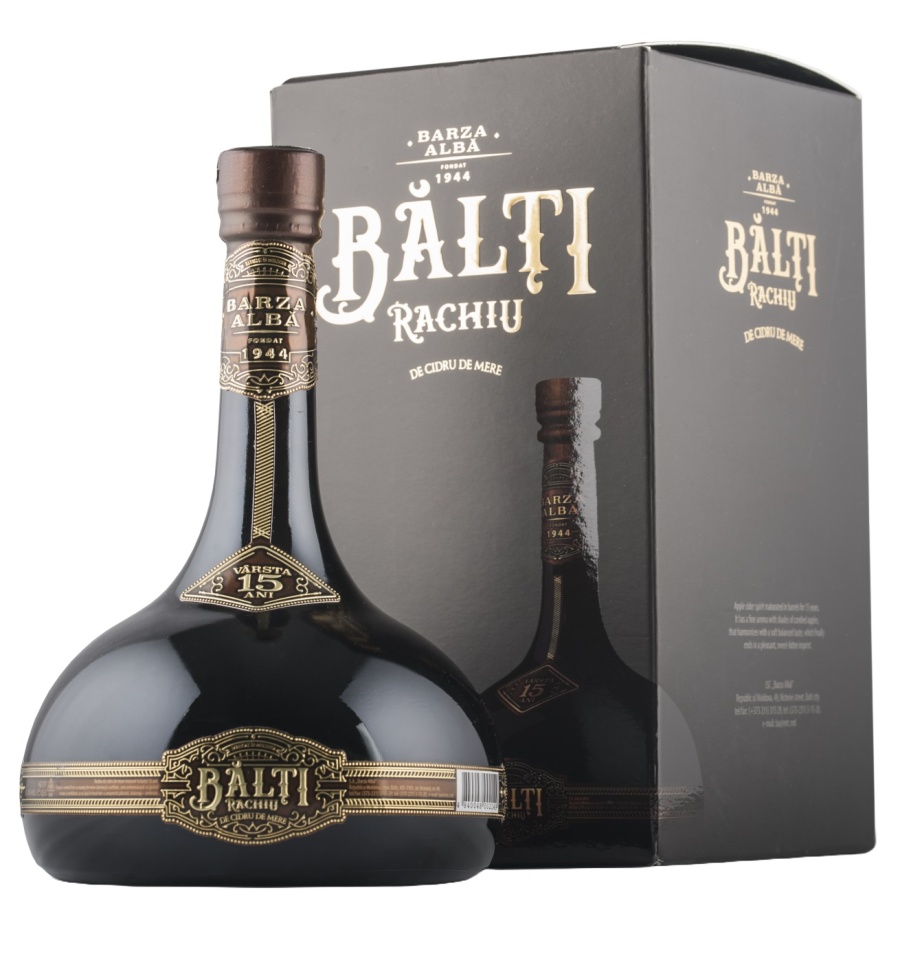 Barza Alba Rachiu de Cidru de Mere 10 Ani 0.5L