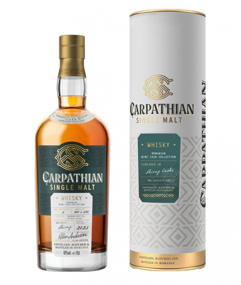 Carpathian Single Malt Whisky Shiraz 40% 0.7L