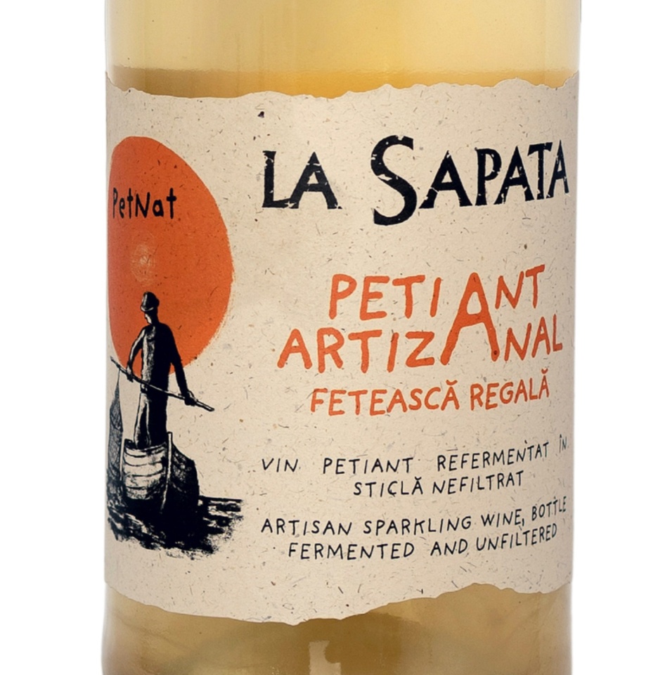 La Sapata Feteasca Regala Petiant Artizanal Frizzante Nefiltrat 0.75L