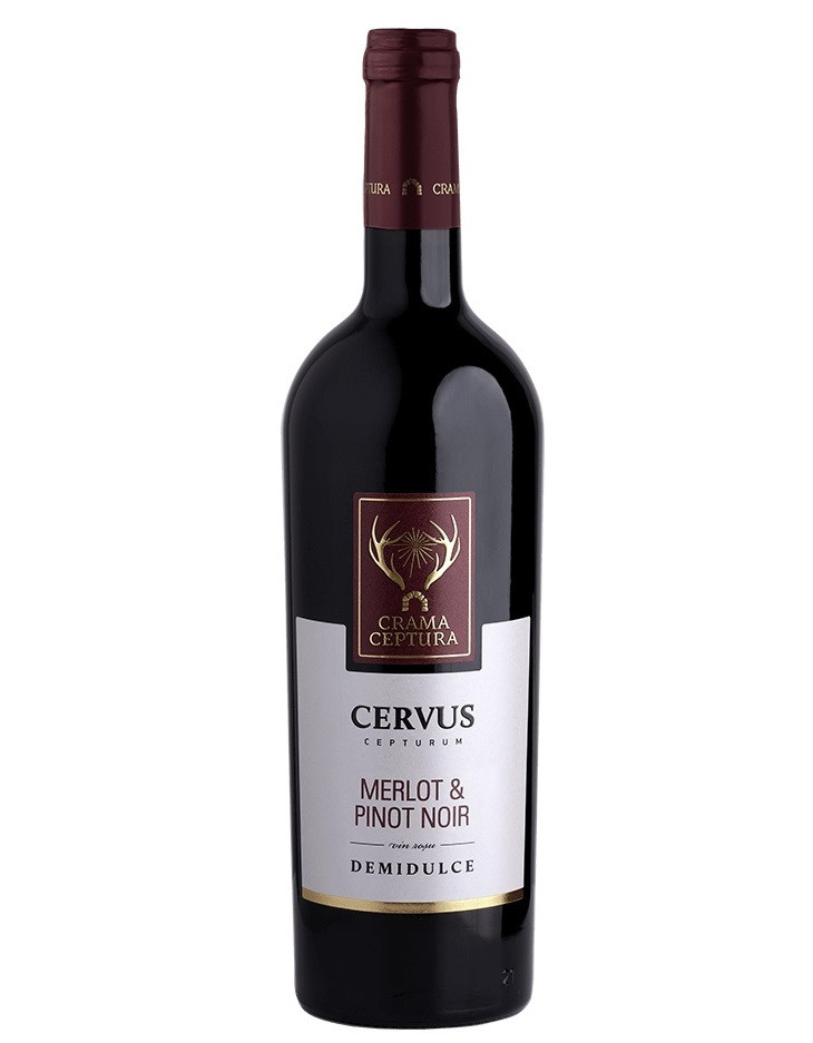 Crama Ceptura Cervus Cepturum Merlot & Pinot Noir Demidulce 0.75L