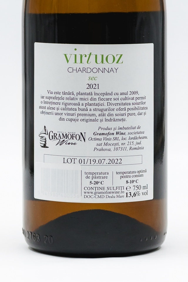Gramofon Wine Virtuoz Chardonnay 0.75L