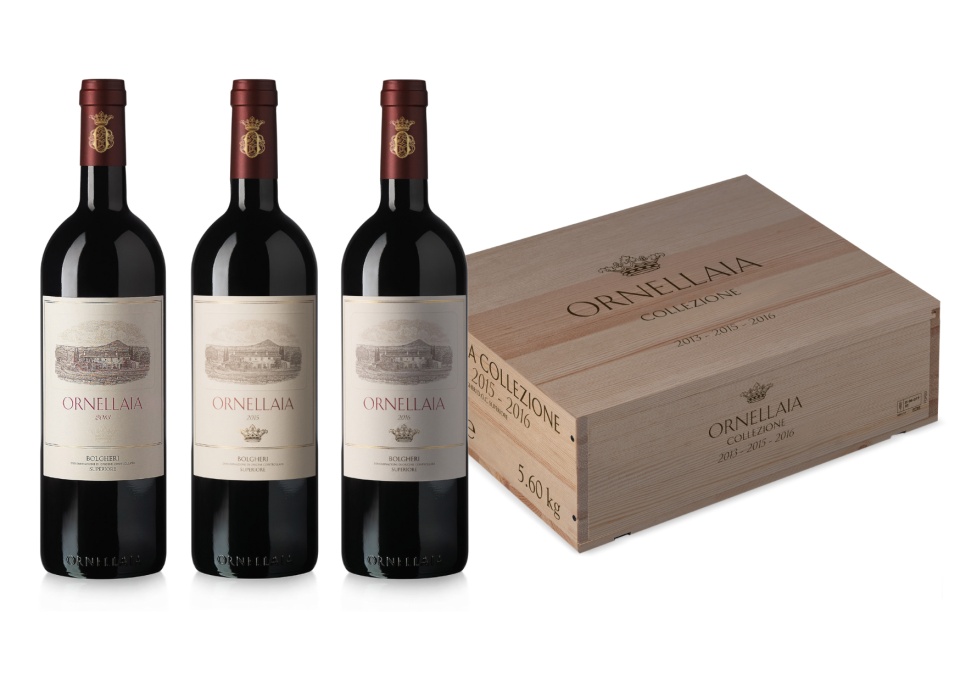 Ornellaia Colecție 2013-2015-2016 Bolgheri DOC Superiore 3 sticle