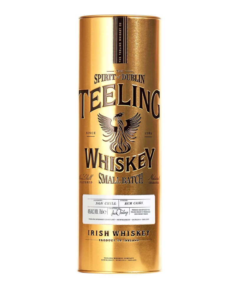 Teeling Small Batch Irish Whiskey Gift Tin Gold 0.7L
