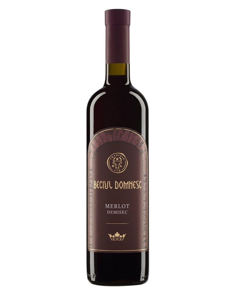 Beciul Domnesc, Merlot, Demisec, 13.5%, 0.75L