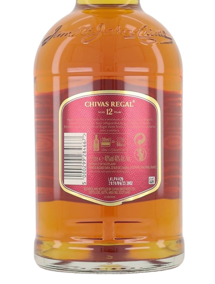 Chivas Regal Blended Scotch Whisky 12 YO 1.5L