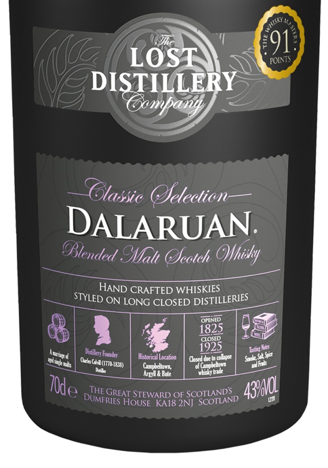 Dalaruan Whisky Blended Malt 0.7L