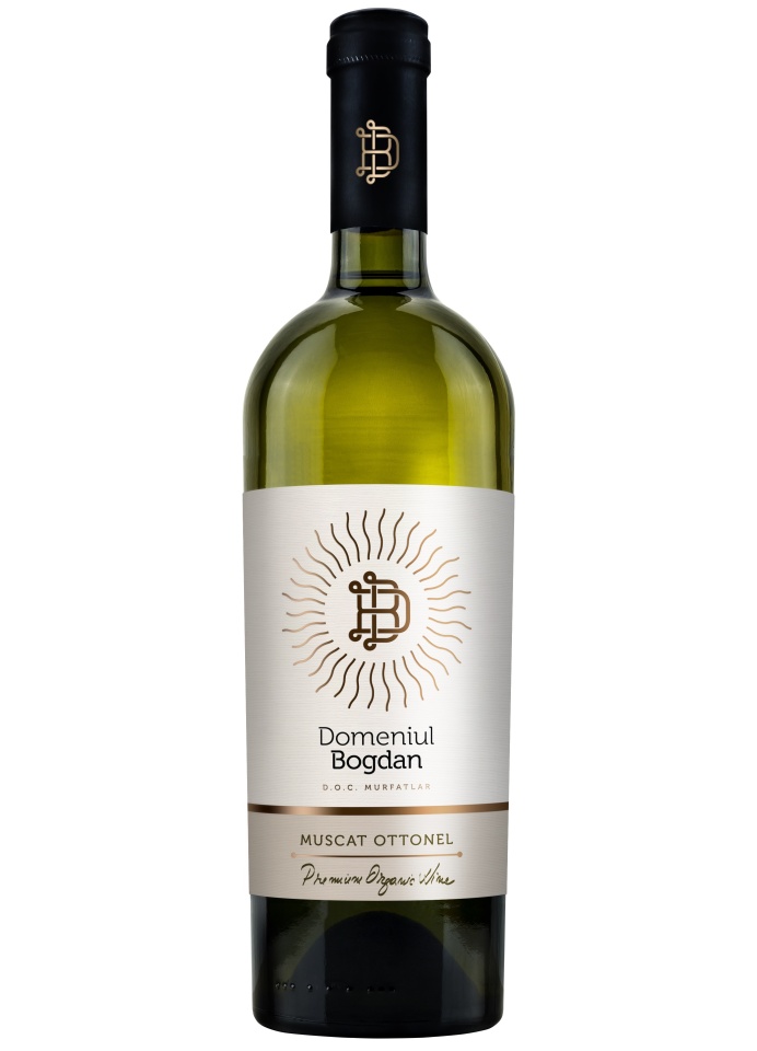 Domeniul Bogdan Premium Organic Muscat Ottonel Sec 0.75L