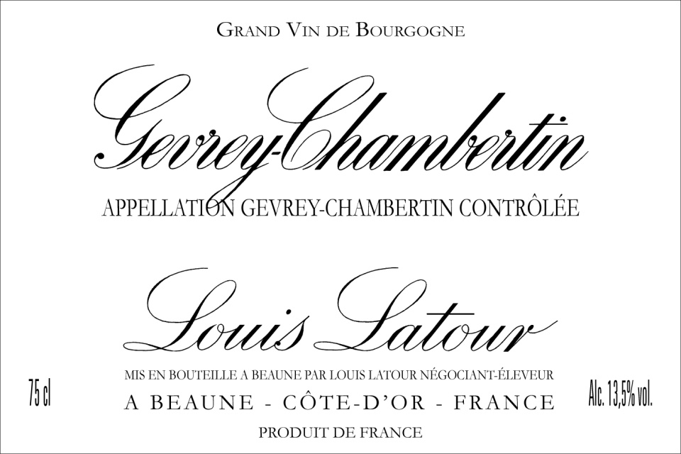 Louis Latour Gevrey-Chambertin 0.75L