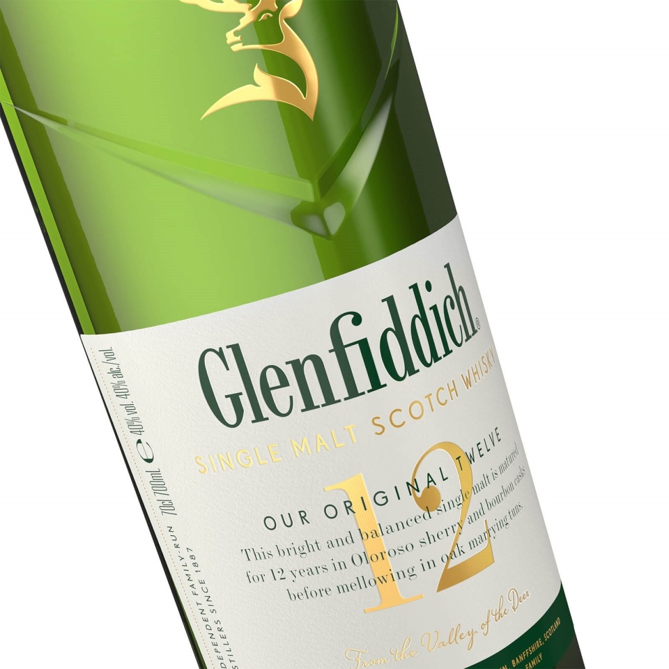 Glenfiddich Single Malt Whisky 12 YO 0.7L