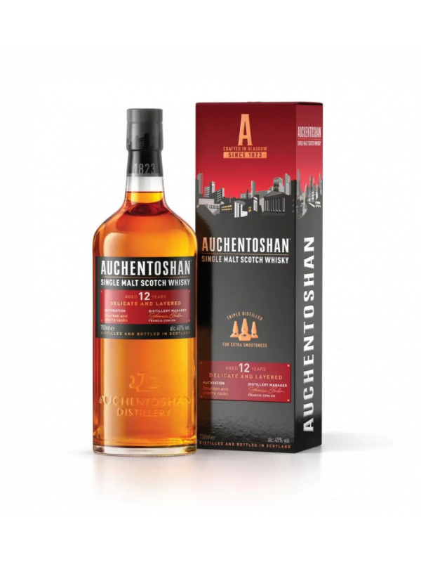 Auchentoshan Single Malt Scotch Whisky 12 YO 0.7L