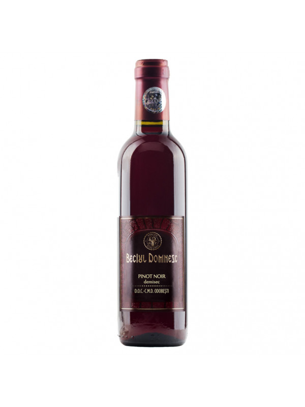 Beciul Domnesc, Pinot Noir, Demisec, 13%, 0.375L