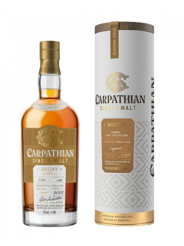Carpathian Single Malt Whisky Cognac 40% 0.7L