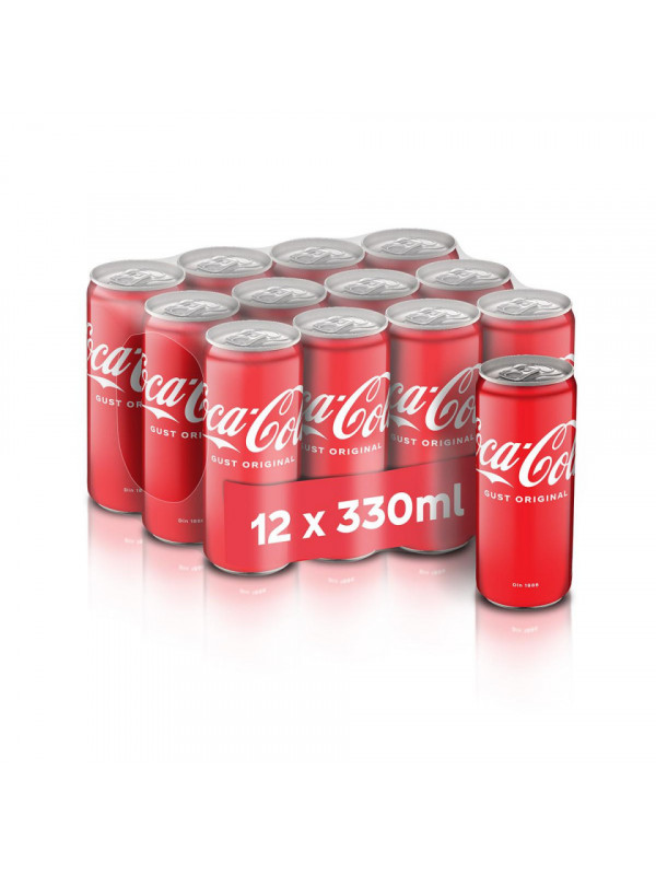 Coca-Cola Bautura Carbogazoasa Orignal 0.33L 12/bax