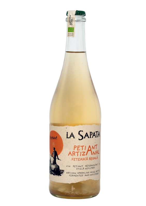 La Sapata Feteasca Regala Petiant Artizanal Frizzante Nefiltrat 0.75L