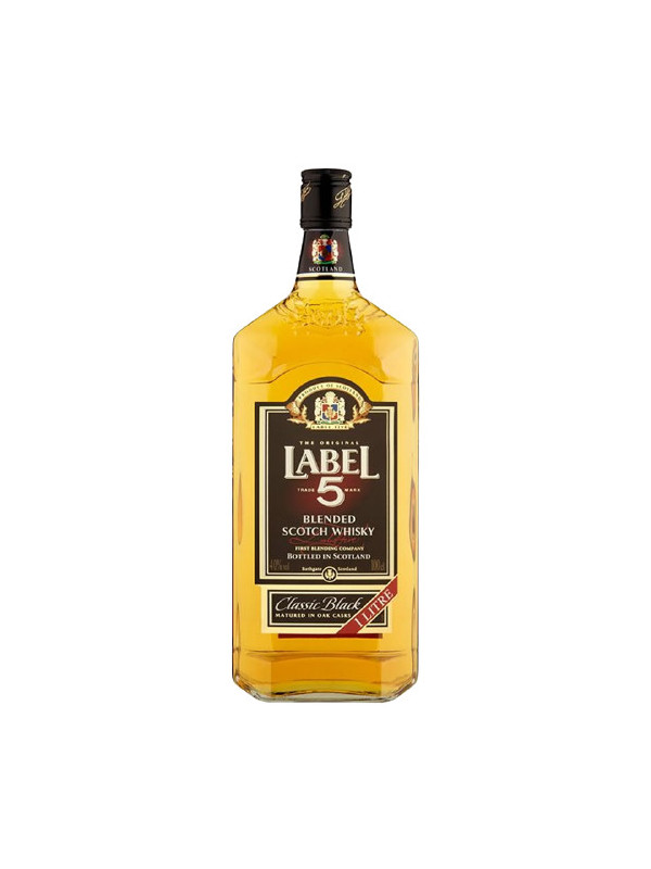 Label 5 Classic Black Scotch Whisky 1L