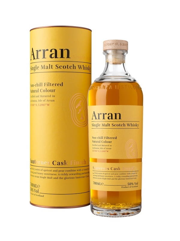 Arran Single Malt Scotch Whisky Sauternes Cask Finish 50% 0.7L