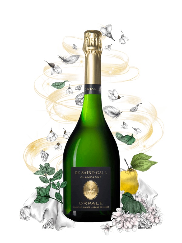 Champagne De Saint-Gall Orpale Brut Blanc de Blancs 2008 Grand Cru
