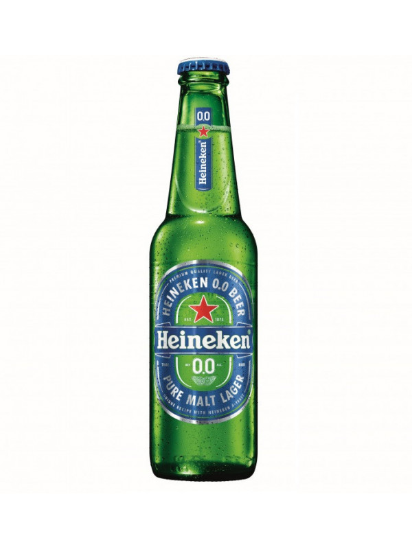 Heineken 0.0%, Sticla 0.33L, Bax, 24 buc