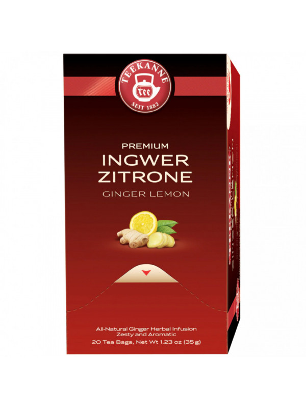 Teekanne Premium Ceai Ghimbir si Lamaie 20 Plicuri x 1.75g