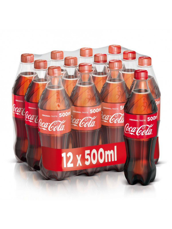 Coca-Cola Bautura Carbogazoasa Original 0.5L 12/bax