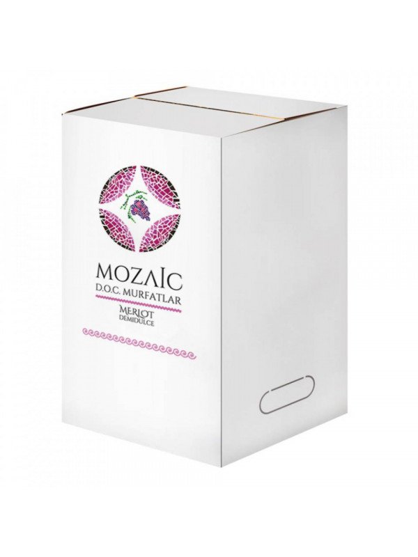 Mozaic Merlot Rosu Demidulce Bag in Box 10L