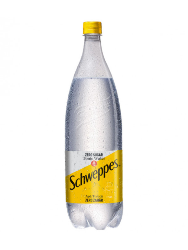 Schweppes Tonic Water Zero Zahar, PET 1.5L, Bax 6 buc