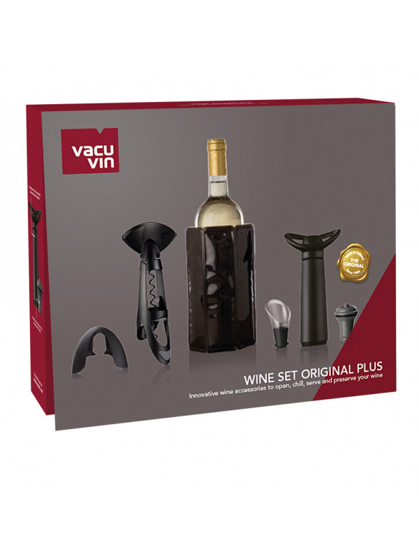 Vacu Vin Wine Set 6 Accesorii Original Plus