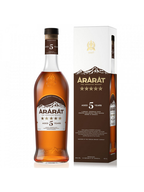 Ararat The Armenian Brandy 5 Ani 0.7L