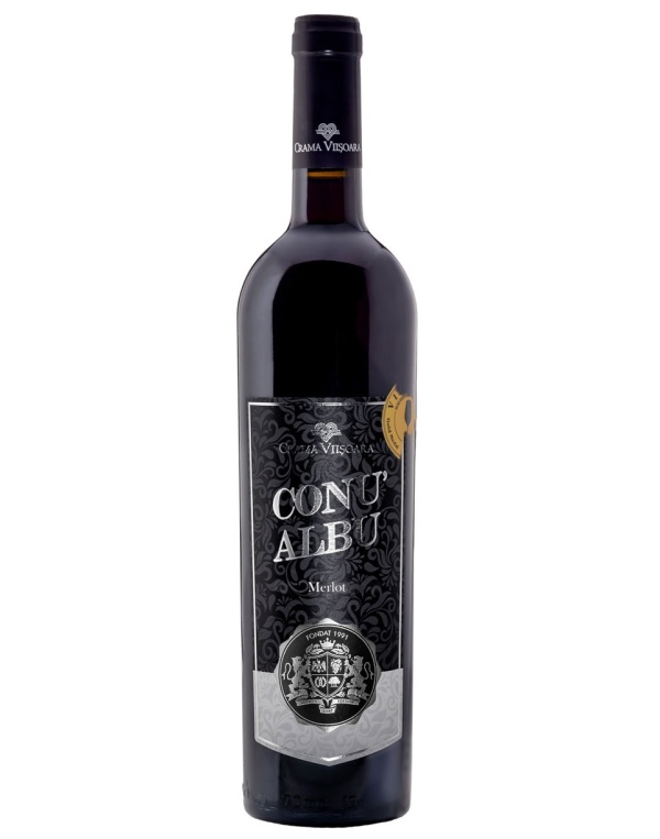 Crama Viisoara Conu Albu Merlot Rosu Sec 0.75L