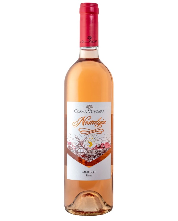 Crama Viisoara Nostalgia Merlot Rose Demisec 0.75L