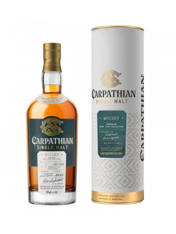 Carpathian Single Malt Whisky Cabernet Sauvignon 40% 0.7L