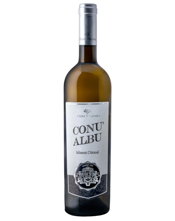 Crama Viisoara Conu Albu Muscat Ottonel Alb Sec 0.75L