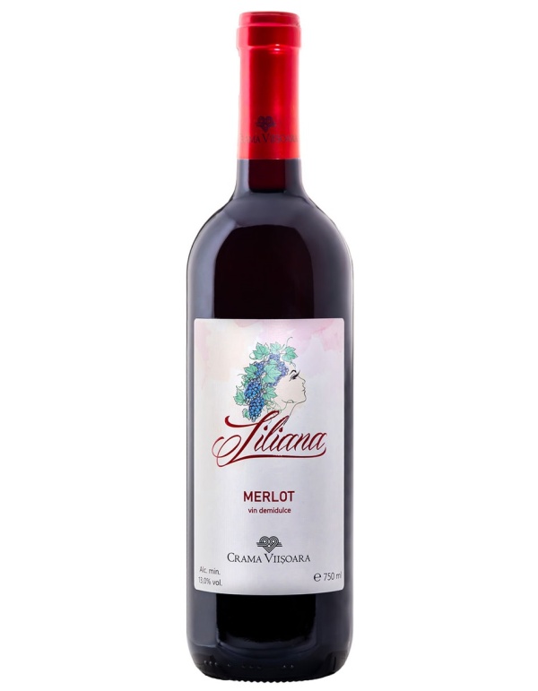 Crama Viisoara Liliana Merlot Demidulce 0.75L