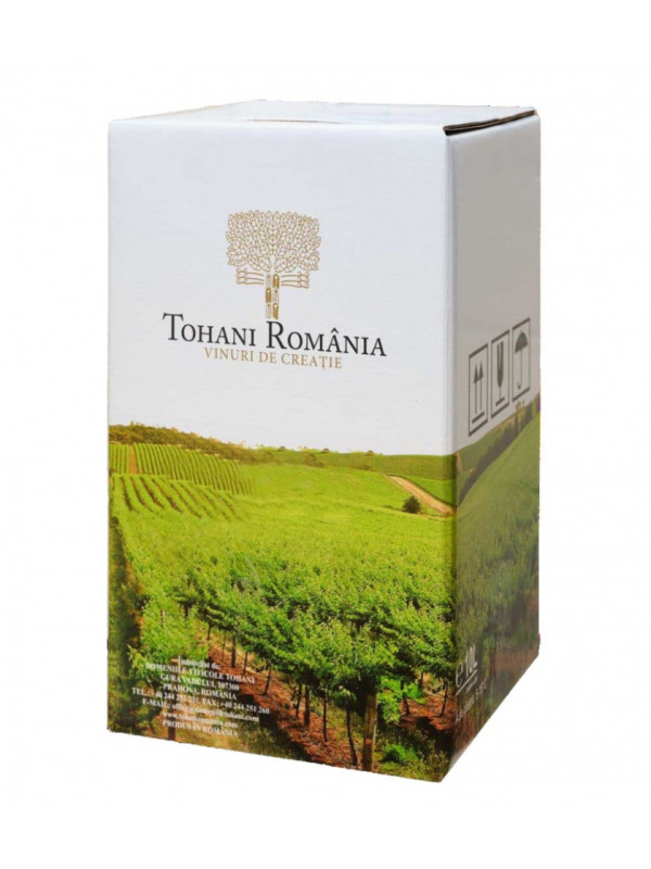 Domeniile Tohani Sauvignon Blanc Alb Sec Bag In Box 10L