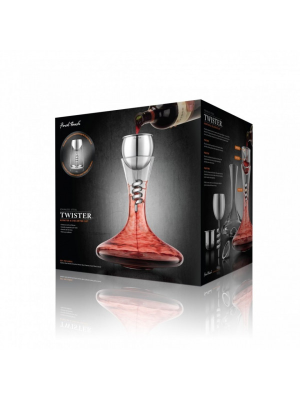 Final Touch Set Decantor si Aerator Inox Twister WDA 934