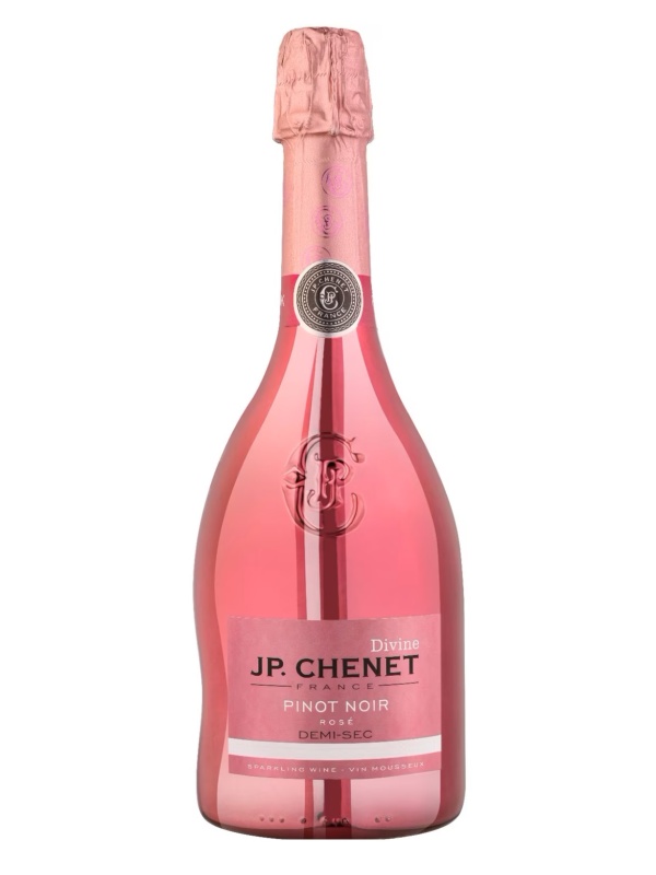 JP Chenet Sparkling Divine Pinot Noir Rose Demisec 0.75L
