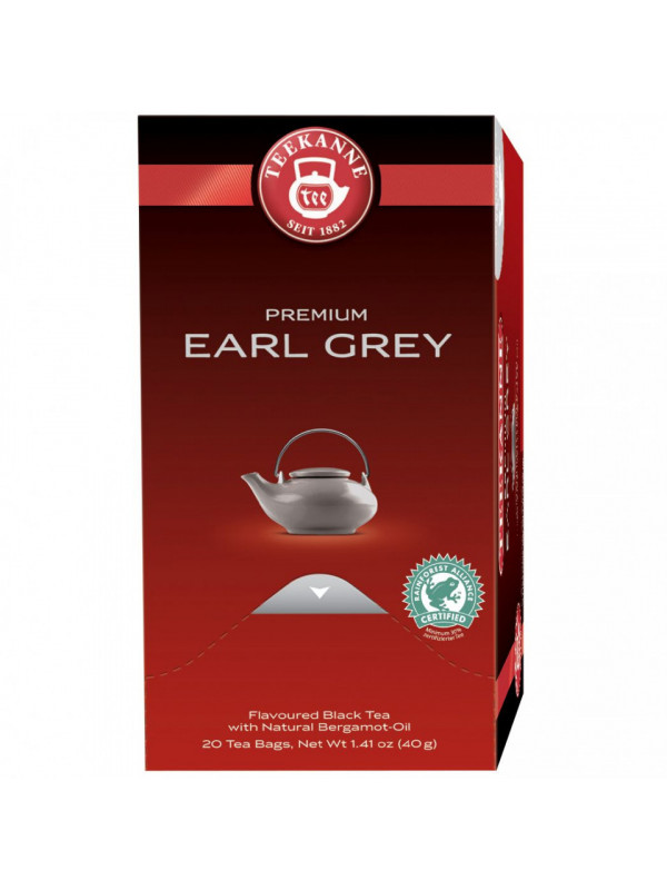 Teekanne Premium Ceai Earl Grey 20x2 g