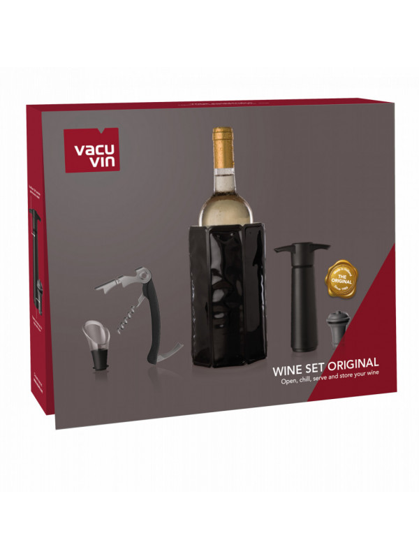 Vacu Vin Set 5 Accesorii Pentru Vin Original