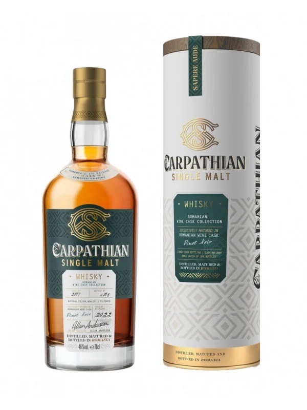 Carpathian Single Malt Whisky Pinot Noir 40% 0.7L