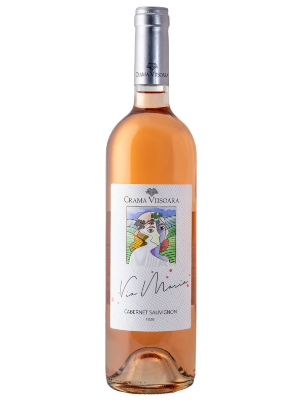 Crama Viisoara Via Maria Cabernet Sauvignon Rose Sec 0.75L